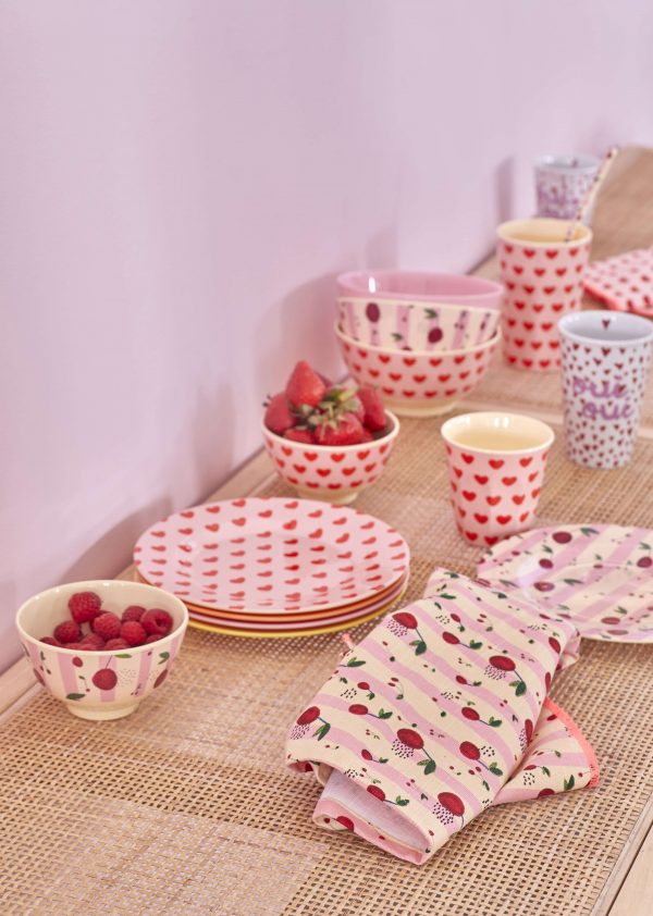 Rice Melamin Schale Sweet Hearts, pink